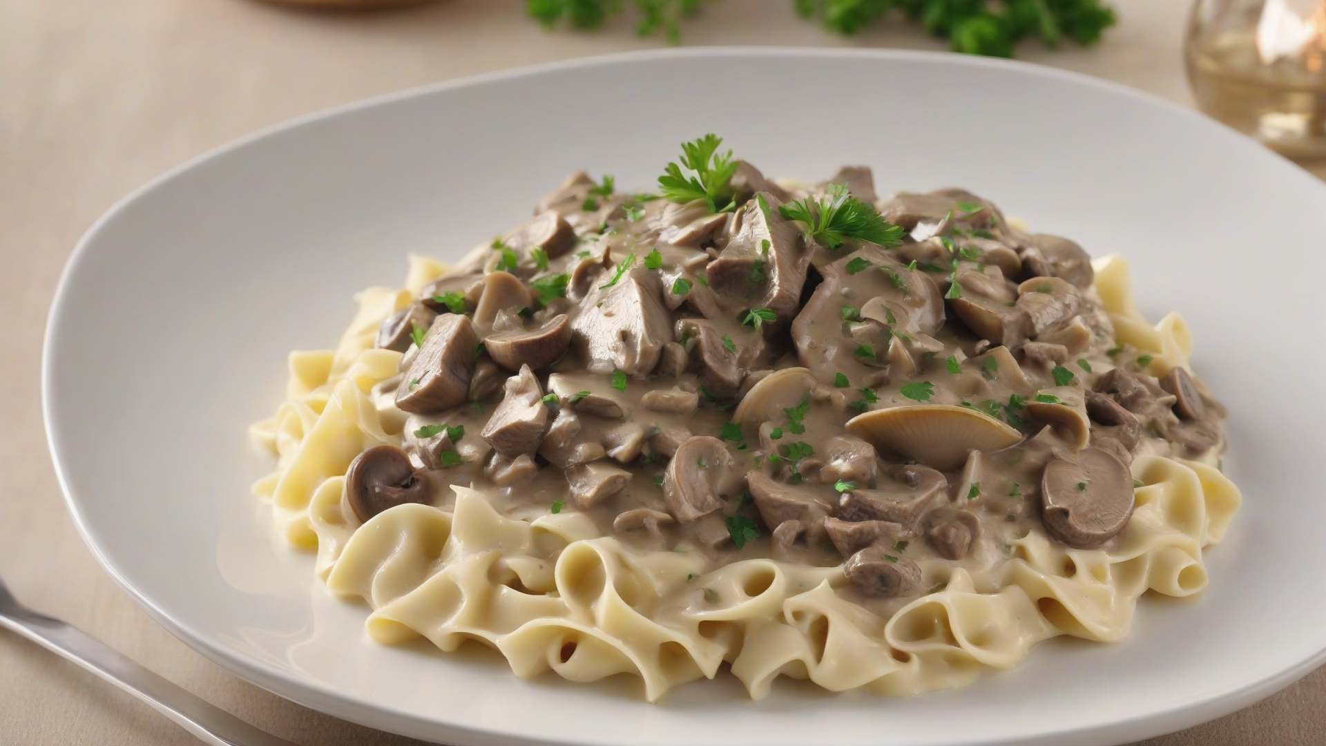 manzo alla stroganoff